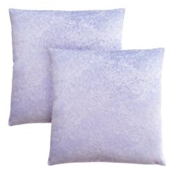 Pillows, Square, Insert Included, Decorative Throw, Hypoallergenic Polyester, Modern (Set of 2) - Purple