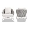 Rowan - Rope Barrel Back Patio Accent Arm Chair (Set of 2) - Optic White - Image 11