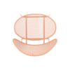 Elba - Modern Chair (Set of 2) With Mesh Seating - Orange - Image 9