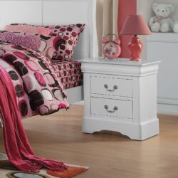Louis Philippe III - Nightstand - White