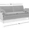 Pasadena - Modern Farmhouse Sofa - Olive Green - Image 9