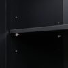 Tall Hall Tree With Shoe Storage, 4 In 1 Entryway Bench With 6 Cabinets, 4 Coat Hooks & Adjustable Shelf For Hallway - Black - Image 13
