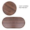 Small Coffee Tables 2 Tier Modern Sofa Side Table With Wood Storage Shelf Living Room End Tables Nightstands - Walnut Brown - Image 7