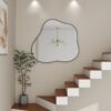 Cloud Shaped Metal Accent Wall Mirror - Black - Image 5