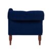 Samuel - Tufted Roll Arm Chaise Lounge - Navy Blue - Image 5