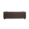 Contemporary 3 Seater Sofa With Tuxedo Design - Dark Brown - Image 10