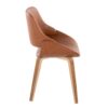Fabrico - Mid-Century Modern Dining Chair (Set of 2) - Zebra / Camel - Image 3