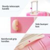 Hardshell Luggage Sets 3 Piece Gradient Color Expandable Suitcase With Spinner Wheels And Tsa Lock Lightweight 20" 24" 28" Available - Pink / Yellow - Image 16