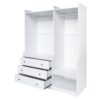 Open Wardrobe Storage For Bedroom - White - Image 2