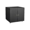 Office Furniture Copier Cabinet, 2 Door Steel Copier Stand, Mobile Pedestal File Printer Stand - Black - Image 10