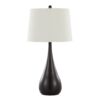Pebble - Contemporary Table Lamp (Set of 2) - Oil Rubbed Bronze / White - Image 2