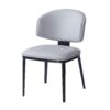 5 Pieces Modern And Metal Dining Set - Gray / Black / Walnut - Image 8