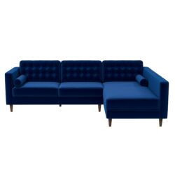 Christian - Sectional Sofa Right Facing - Blue