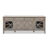 Dauphin - TV Stand Storage Display Console Table - Gray Cashmere - Image 15