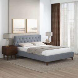 Graceville - King Size Platform Bed - Gray