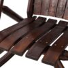 Wooden Porch Rocker Chair, Durable Wooden Porch Rocker Chair, Fir Log Rocking Chair, Patio Rockers For Outside, Garde - Brown - Image 15