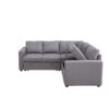 Sectional Sofa Bed - Gray - Image 9