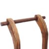 Wooden Wagon Planter Box Mobile Garden Planter With Wheels Handle Drain Hole Wood - Brown - Image 12