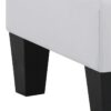 Stylish Seating Ottoman For Small Spaces - White - Image 5