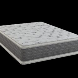 Dream Flex - 14.5" California King Two Sided Pillow Top Mattress - White / Gray