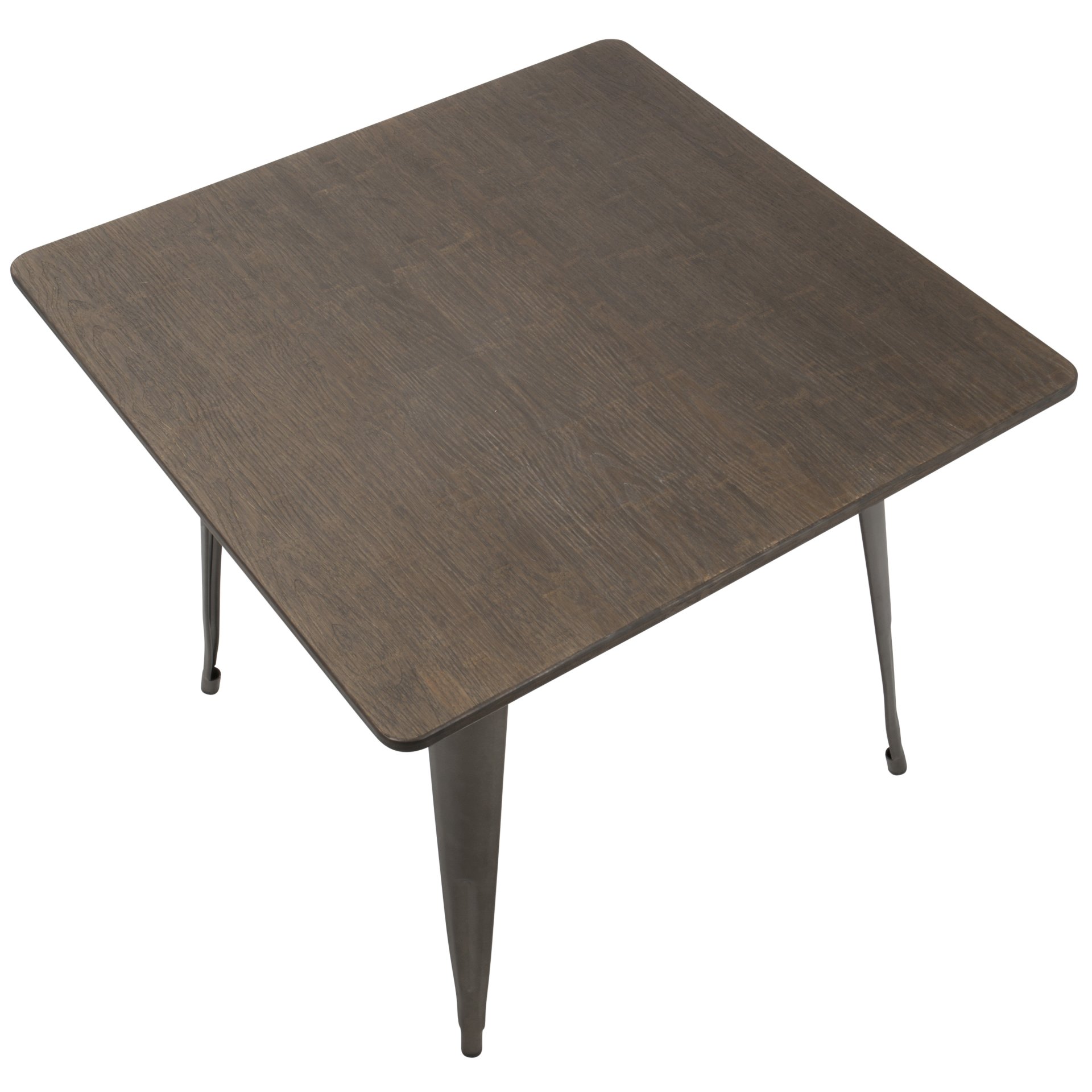 Oregon - Industrial / Farmhouse Dining Table - Espresso - Image 5