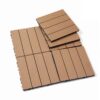 Wood Plastic Composite Deck Tiles (Set of 20), Sustainable Composite Decking Resist Rust, Water, Weather, Easy To Diy & Maintain, Ideal For Patios, Balconies, Rooftops - Burlywood - Image 12