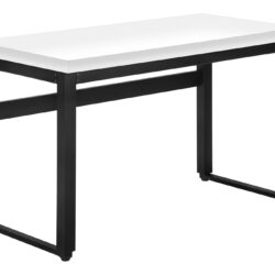 Computer Desk, Home Office, Standing, Adjustable, Laptop, Contemporary And Modern - White / Black