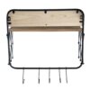 Laundry Rack With Accordion Design - Brown / Black - Black Brown - Image 4