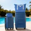 2 Piece Luggage Set With Bags Expanable Spinner Wheels ABS Lightweight Suitcase With Tsa Lock 20" / 28" - Blue - Image 23