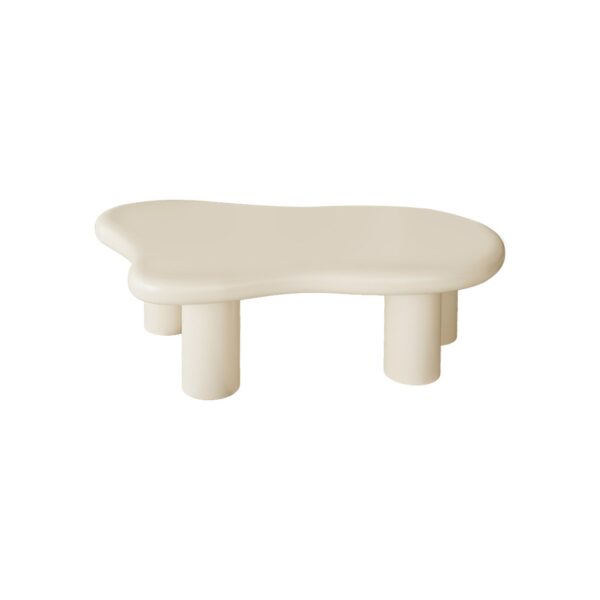 Cloud Shaped Coffee Table For Living Room - Beige