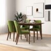 Kaitlyn - Dining Chair (Set of 2) - Brown / Light Green / Olive Green - Image 11
