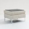 Modular Sectional Sofa Square Ottoman Module, Storage Ottoman Footrest - Beige - Image 9