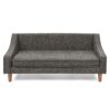 Durable Elevated Dog Sofa Bed With Modern Irregular Armrest Design Comfortable Soft Pet Sofa Dark - Dark Gray - Image 9