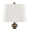 Peppa - Contemporary Table Lamp (Set of 2) - Opal Gray / Off White - Image 4