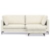 Ava - Mid Century Sofa With Ottoman Set - Cream - Image 12