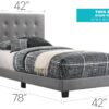 Caldwell - Twin Bed - Dark Gray - Image 5
