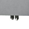 Modern Convertible Sleeper Sofa Bed With Pull Out Queen Design, Side Storage & Thick Cushions Chenille Loveseat For Living Room Or Bedroom 3 In 1 Function - Gray - Image 14