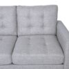 Jenny - Contemporary Tufted Fabric 3 Seater Sofa - Beige - Image 10