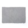 Charming Acrylic Throw Blanket With Knitted Design - Silver - Image 5