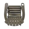 Zenithia - Outdoor Foldable Adirondack Chair With 2 Cup Holders - Gray - Image 8