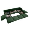 Modular Sectional Sofa With Storage Extra Large U Shaped For Living Room Convertible With Ottoman Chenille - Green - Image 16