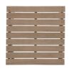 Sedona - Outdoor Side Table With Open Slat Design - Gray - Image 7