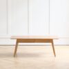 Low Table, Coffee Table With Storage Shelf - Natural - Image 10