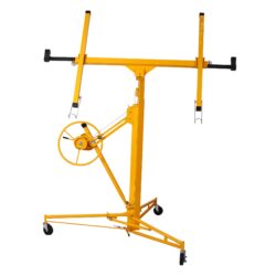 Drywall Panel Hoist Lift For 16Ft Panels With Sturdy Steel Construction - Yellow
