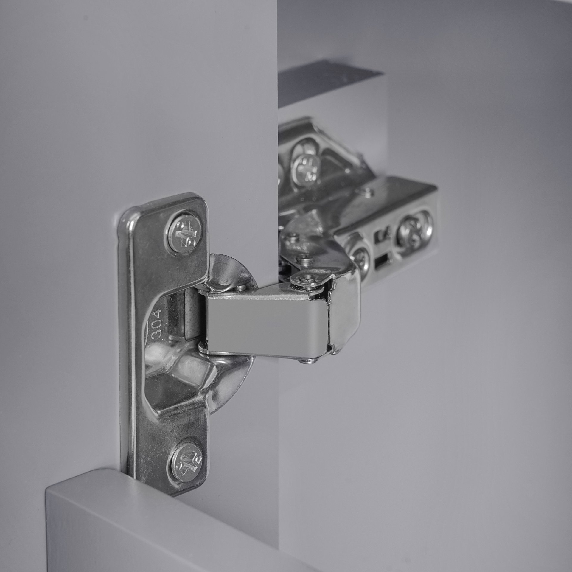 24" Bathroom Vanity With Integrated Undermount Sink, 2 Doors 1 Drawer, Soft Close Hinges, - Gray - Image 19