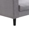 Modern Upholstered Resilience Three Seater Sofa, Comfy Wooden Frame - Light Gray - Image 10