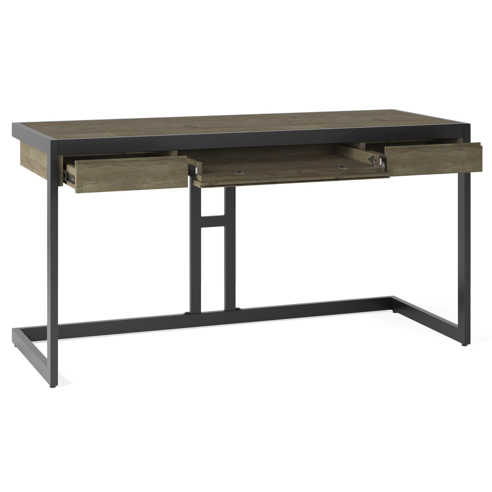 Erina - Desk - Distressed Gray - Image 5