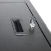 16 Bay Charging Cabinet For Laptop book, Locking Charging Station - Black - Image 21