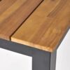 Rectangular Outdoor Dining Table Tabletop With Iron Legs - Black - Image 10