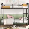 Full Long Over Queen Bunk Bed - Black - Image 12